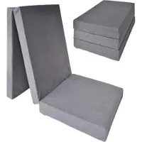 Viking Choice Opvouwbare Logeermatras Extra Dik Grijs - Camping Matras - Reismatras - 195x70x15 cm