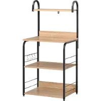 HOMCOM Kast - Kastje - Keukenkast - Keukenkastje - Keukenkast Voor Magnetron - Keuken Dressoir - Magnetronkast - Magnetron Rek