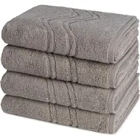 Ross Dames en Heren 4 X handdoek - per set Cashmere feeling