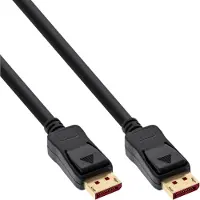 InLine DisplayPort 1.4 kabel, zwart, vergulde contacten, 2,5m
