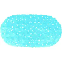 Overig Msv Antislipmat Keien Galets - Blauw - 36x69cm