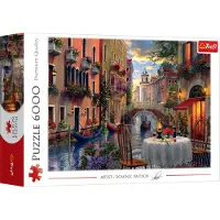 Trefl Romantic Supper 6000 Units Puzzle Transparant
