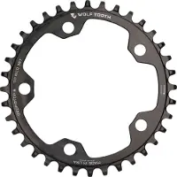 Wolf Tooth 110 BCD Gravel / CX / Road Kettingblad Drop-Stop B Zwart || Maat: 44