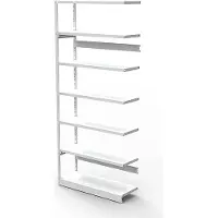 Kerkmann Complete stelling PROGRESS 500 T, aanbouwsectie, zonder achterwand, H 2250 x B 950 x D 340 mm