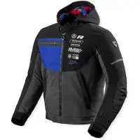 REV'IT! REV’IT! Haste H2O Zwart Blauw Motorjas Maat M