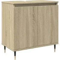 vidaXL Badmeubel Sonoma-eik, 58x33x60 cm, houtvezel