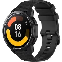 Strap-it Luxe siliconen smartwatch bandje - geschikt voor Xiaomi Watch S1 (Active/Pro) / Watch 2 Pro / Watch S3 / Mi Watch / Amazfit GTR 47mm / GTR 2-3-4 / Amazfit Balance / Bip 5 - zwart
