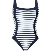 Sunflair Badpak donkerblauw / wit