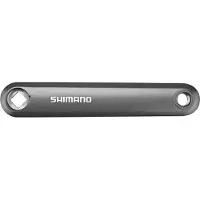 Shimano Steps FC-E6000 Crank Arm Links, zilver Pedaalarmlengte 170mm