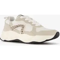 Blue Box meisjes dad sneakers luipaardprint beige maat 31
