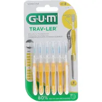 Gum Trav-Ler 1.3 mm geel - 5+1 Gratis