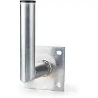 Nedis Muurbeugel voor Satellietschotel - Afstand tot de Muur: 150 mm - Diameter klem: 48 mm - Maximale schotelgrootte: 100 cm - Staal - Zilver