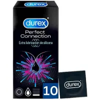 Durex Condooms - - PERFECT CONNECTION - Siliconen - Extra smering - 10 eenheden