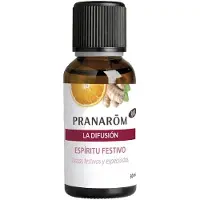 Pranarôm Essentiële olie diffuser - PRANARÔM - Feestelijke geest Bio - 30 ml - Draadloos - Multikleur
