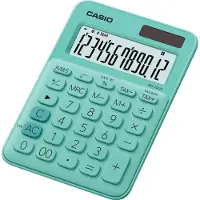 Casio bureaurekenmachine MS-20UC, groen