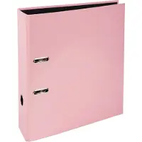 Exacompta Aquarel ordner uit karton met gecoat papier, ft A4, rug van 8 cm, koraal - 10 stuks