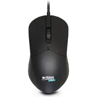 Urban Factory GWM01UF, Geschikt voor zowel rechtshandigen als linkshandigen, Optisch, USB Type-A, 1200 DPI, Zwart