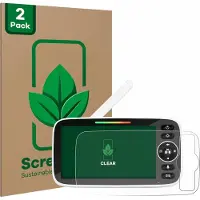 ScreenLeaf - Screenprotector voor Yuede Babyphone Monitor 5" - Duurzame schermbescherming Folie Beschermfolie transparant 2 Stuks