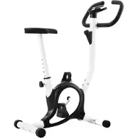 vidaXL Hometrainer met bandweerstand zwart