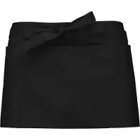 Kariban Polykatoen kort schort Navy - Kariban K896 - Maat One Size