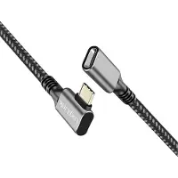 Logilink CUA0110 USB-kabel USB 3.2 Gen 2 (3.1 Gen 2) 0,5 m USB C 10 Gbit/s 100 W Zwart, Grijs