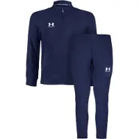 Under Armour Challenger Trainingspak Full-Zip Kids Donkerblauw Wit