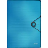 Leitz Projectmap Solid, 5 vakken, 1 extra vak, formaat A4, lichtblauw