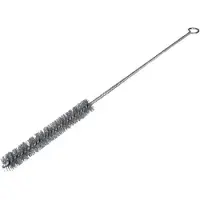 Osborn Düsenbürste Länge 320 mm Ø 10 mm 0,15 mm Stahl gewellt Besatzlänge 100 mm mit Öse