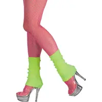 Boland beenwarmers dames 32 cm neongeel