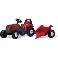 Rolly Toys Traptractor Valtra Met Aanhanger