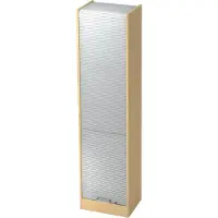 Hjh OFFICE PRO SIGNA R50 CE - Esdoorn/Zilver Roldeurkast Hoogte van de map | 5 OH Chrome metaal handgreep