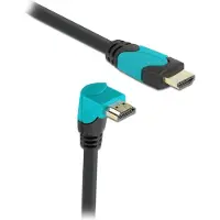 DeLOCK HDMI kabel - 90° haaks naar boven - versie 2.1 (8K 60Hz + HDR) - 1 meter