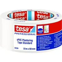 TESA PVC-pleisterband | standaard | wit | lengte 33 m | breedte 50 mm | 6 stuks - 60399-00005-00 60399-00005-00
