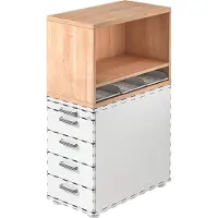 Hjh OFFICE PRO SIGNA SCA1 - Rolcontainer Walnoot