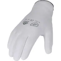 Asatex Handschoen | maat 10 wit | EN 388 PSA-categorie II | nylon met polyurethaan | 12 paar - 3700/10/70 3700/10/70