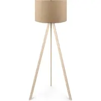 Opviq , AYD-1518, vloerlamp, beige, MDF, 38 x 38 x 140 cm