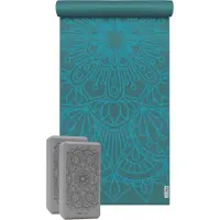 Yogistar Yoga-Set Starter Edition - lotus mandala (Yogamatte + 2 Yogablöcke)