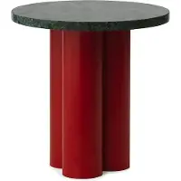 Normann Copenhagen Bijzettafel Dit Table Bright Red Verde Marina