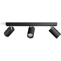 Philips Idris 8720169299016 Plafondspot GU10 Zwart