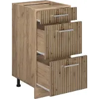 Vicco R-Line Keukenonderkast – 40 cm met laden, zonder werkblad Artisanaal eiken