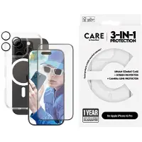 PanzerGlass , Beschermingspakket Geschikt voor Apple iPhone 16 Pro Flagship Series 3-in-1, Transparant