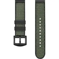 Strap-it Nylon hybrid bandje - geschikt voor Xiaomi Watch S1 (Active/Pro) / Watch 2 Pro / Watch S3 / Mi Watch / Amazfit GTR 47mm / Amazfit Balance / Bip 5 - groen