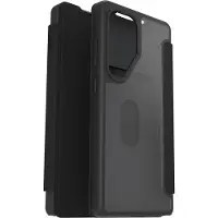 Otterbox React Folio - Hoesje Geschikt voor Samsung Galaxy S25 Ultra - Book Case met Pasjeshouder voor 1 Pasje - Zwart