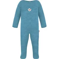 Normani Rompertje/body blauw / wit