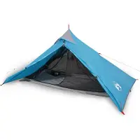 vidaXL Hangende tipi tent 1-persoons waterdicht blauw
