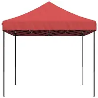 vidaXL Partytent, inklapbaar, pop-up, bordeauxrood, 440x292x315 cm