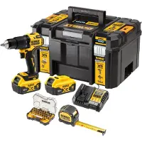 DeWalt accuklopboormachine set inclusief lamp DCZ100P2KT-QW