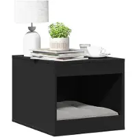 vidaXL Kattenbakkast 47x59x42 cm bewerkt hout zwart