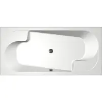Xenz Parel inbouw bad 190x90 cm wit