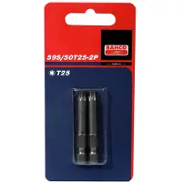 Bahco x2 bits t30 50mm 1/4" dr standard. | 59S/50T30-2P